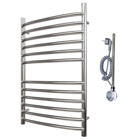 Полотенцесушитель электрический Point Альфа PN05158SE П12 500x800 левый/правый, хром