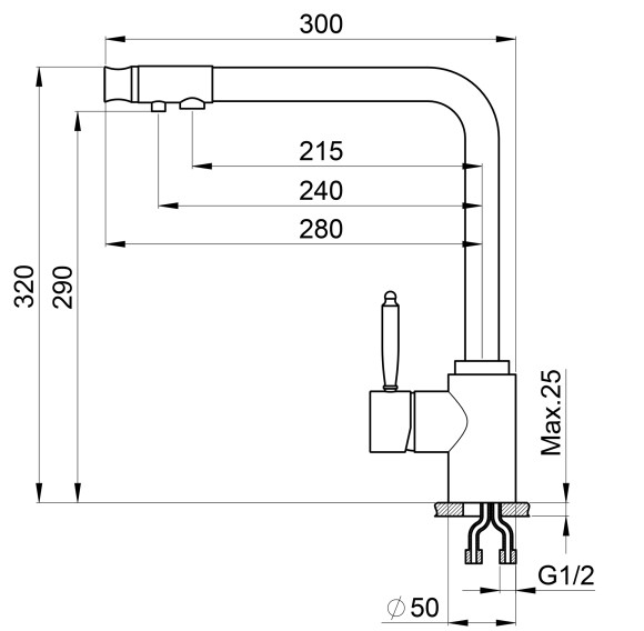 2301, ЭСПРЕССО, СМЕСИТЕЛЬ КУХОННЫЙ
