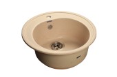 GRANFEST Мойка RONDO 510  1-чаша D-508мм бежевый арт.GF- GRANFEST Мойка RONDO 510  1-чаша D-508мм бежевый арт.GF-