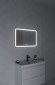 Зеркало LED 051 design pro 80x55 с подсветкой bluetooth с антизапотеванием прямоугольное