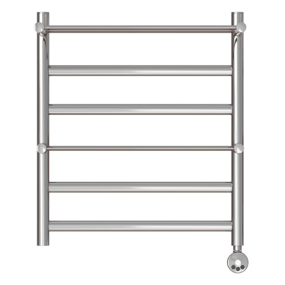 Полотенцесушитель электрический Point Артемида PN14156PE П4 500x600 c 2 полками, левый/правый хром Полотенцесушитель электрический Point Артемида PN14156PE П4 500x600 c 2 полками, левый/правый хром