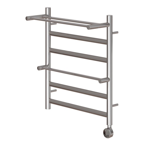 Полотенцесушитель электрический Point Артемида PN14156PE П4 500x600 c 2 полками, левый/правый хром Полотенцесушитель электрический Point Артемида PN14156PE П4 500x600 c 2 полками, левый/правый хром