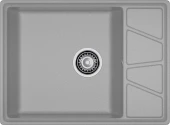 GRANFEST Мойка VERTEX 680L  1-чаша+крыло 680*500мм серый арт.GF- GRANFEST Мойка VERTEX 680L  1-чаша+крыло 680*500мм серый арт.GF-