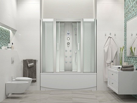 Душевой бокс Erlit ER4515TP-C3 (1500x800x2150)