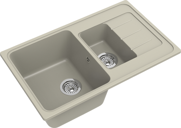 EWIGSTEIN Мойка ELEGANT 60KF  1,5-чаши+крыло 782*480мм топаз арт.EW-