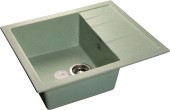 GRANFEST Мойка QUADRO 650L  1-чаша+крыло 650*500мм салатовый арт.GF- GRANFEST Мойка QUADRO 650L  1-чаша+крыло 650*500мм салатовый арт.GF-