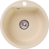 GRANFEST Мойка SMART 435  1 чаша D-435мм бежевый арт.GF-SM-