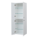 Пенал QL50, 50 см, подвесной/напольный, 4 дверцы, 4 стеклянные полки, белый глянец