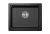 KS-5501U, ШВАРЦ (чёрный металлик), кухонная мойка, кварц
