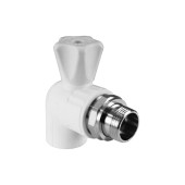 Кран радиаторный угловой 25x1/2 Valfex (10/40 Кран радиаторный угловой 25x1/2 Valfex (10/40