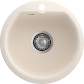 GRANFEST Мойка SMART 435  1 чаша D-435мм белый арт.GF-SM-