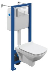 Комплект CARINA XL CO DPL EO slim инсталляция VECTOR кнопка CORNER пластик белый Комплект CARINA XL CO DPL EO slim инсталляция VECTOR кнопка CORNER пластик белый