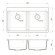 Мойка кухонная RIVELATO Axel 90-2D, 860x510, X-90-2D черный, кварц