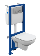 Комплект CITY CO DPL EO slim инсталляция LINK PRO кнопка MOVI пластик хром матовый Комплект CITY CO DPL EO slim инсталляция LINK PRO кнопка MOVI пластик хром матовый