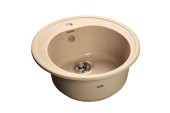GRANFEST Мойка RONDO 510  1-чаша D-508мм песочный арт.GF- GRANFEST Мойка RONDO 510  1-чаша D-508мм песочный арт.GF-