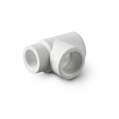 PP-R Тройник переходной Белый  25-25-20