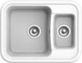 EWIGSTEIN Мойка ANTIK 60К  1,5 -чаши  660*510мм иней арт.EW- EWIGSTEIN Мойка ANTIK 60К  1,5 -чаши  660*510мм иней арт.EW-