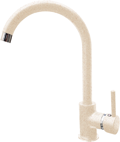 GRANFEST Смеситель для кухни U-обр. D-35мм бежевый арт.