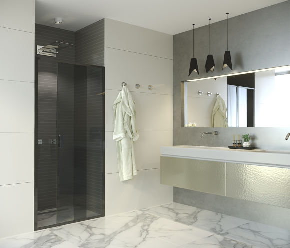 Дверь в нишу Alex Baitler AB64B110 (1100*2000) тонированное, двери раздвижные