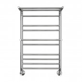 Полотенцесушитель водяной Lemark Pramen LM33810 П10 500x800 Полотенцесушитель водяной Lemark Pramen LM33810 П10 500x800