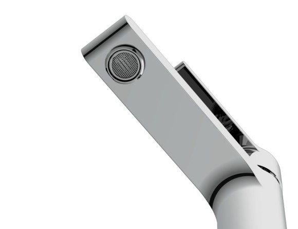 Смеситель для раковины высокий BRASKO однорычажный клик клак