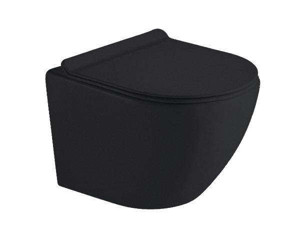 TIMO Комплект 3 в 1 унитаз черный KULO + инсталляция + кнопка смыва INARI черная матовая с шумоизоляцией и креплениями
