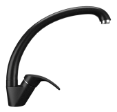 Смеситель Ulgran U-007-344, ультра-черный Смеситель Ulgran U-007-344, ультра-черный