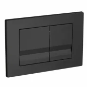 Кнопка смыва EvaGold 01, пластик квадрат черный матовый для инсталляции EvaGold 400 и EvaGold 500 Кнопка смыва EvaGold 01, пластик квадрат черный матовый для инсталляции EvaGold 400 и EvaGold 500