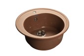 GRANFEST Мойка RONDO 510  1-чаша D-508мм терракот арт.GF- GRANFEST Мойка RONDO 510  1-чаша D-508мм терракот арт.GF-