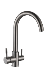 Смеситель ULGRAN U-020-304, нержавеющая сталь