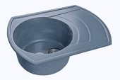 GRANFEST Мойка RONDO 650L  1-чаша+крыло 650*500мм графит арт.GF- GRANFEST Мойка RONDO 650L  1-чаша+крыло 650*500мм графит арт.GF-