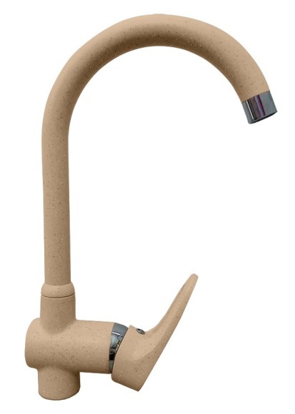 GRANFEST Смеситель для кухни U-обр. D-35мм песочный арт.
