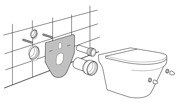 Прокладка изоляционная (акустическая) ПЭ OLI для туалета и биде