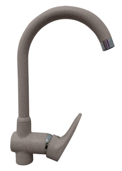 GRANFEST Смеситель для кухни U-обр. D-35мм серый арт.