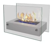 Биокамин настольный Zefire Iceberg белый