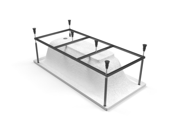 Ванна прямоугольная SMART 170x80 левая